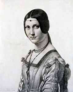 La Belle Ferronniere de Jean Auguste Dominique Ingres